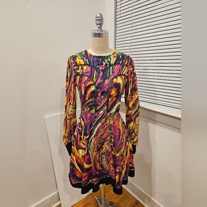 Fairground from London Swing Dress w Pockets